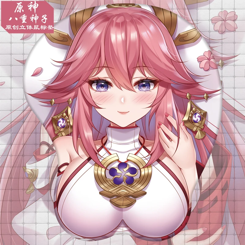 

Коврик для мыши с рисунком аниме Genshin Impact Yae Miko