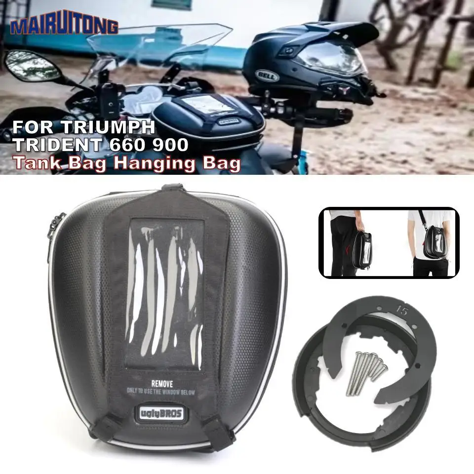 Borsa Da Viaggio Borsa Da Viaggio Per Triumph Trident 660 900 Velocità Triple 1200Rs 1200Rr 2021-2023 Borse Per Serbatoio Carburante Borse Di Navigazi