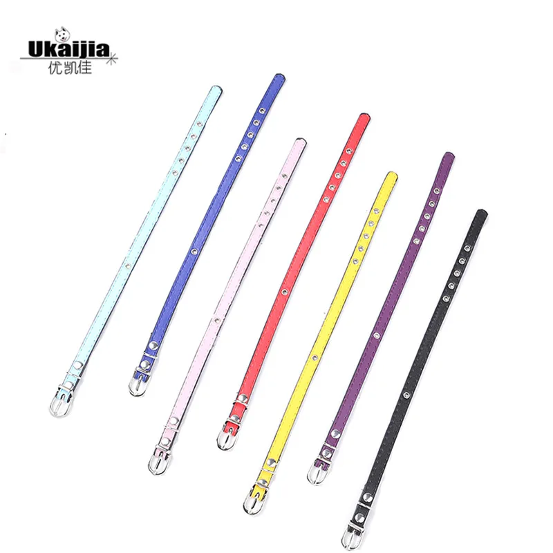 

Factory direct selling dog collar leather PU accessories pet collar adjustable size multicolor pet supplies in stock