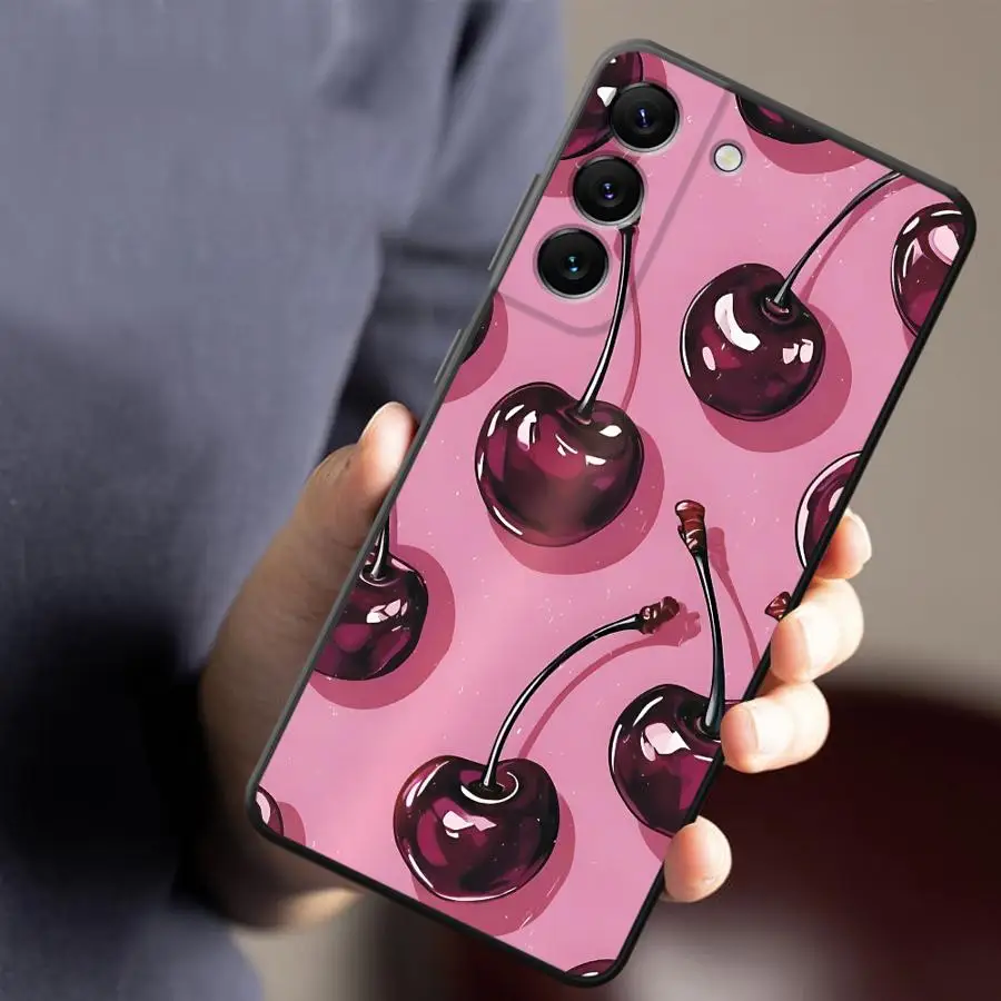 Cherry Pattern Phone Case – Stylish Protective Cover with Cherry Design