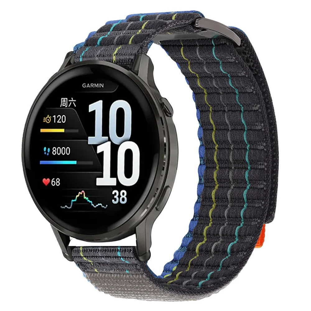 Nylon Loop Smartwatch Strap - 20mm & 22mm Adjustable Band
