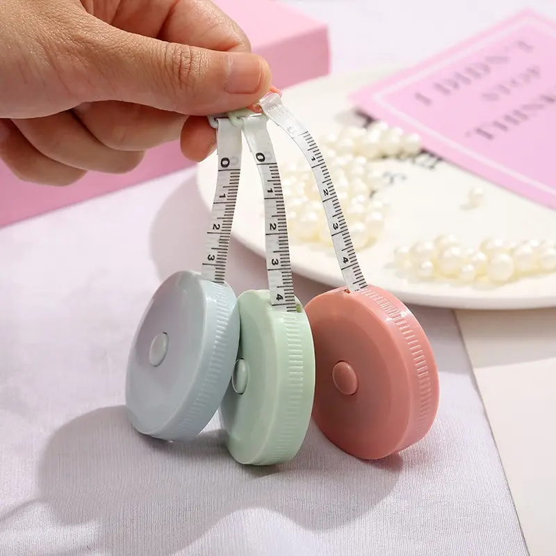 3Pcs 1.5M Inch Soft Tape Measure Clothing Measuring Body Tape Double Scale Automatic Shrinking tape measure measuring tape