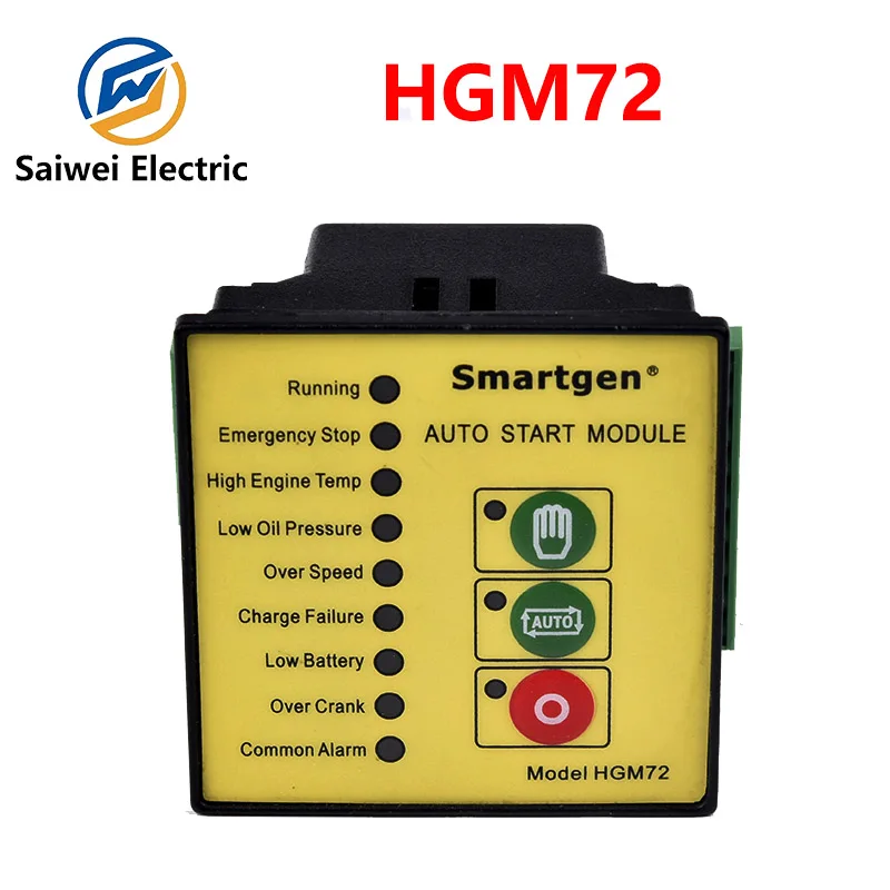 

Authentic SmartGen HGM72 Automatic Start Module Diesel Generator Set Independent Controller