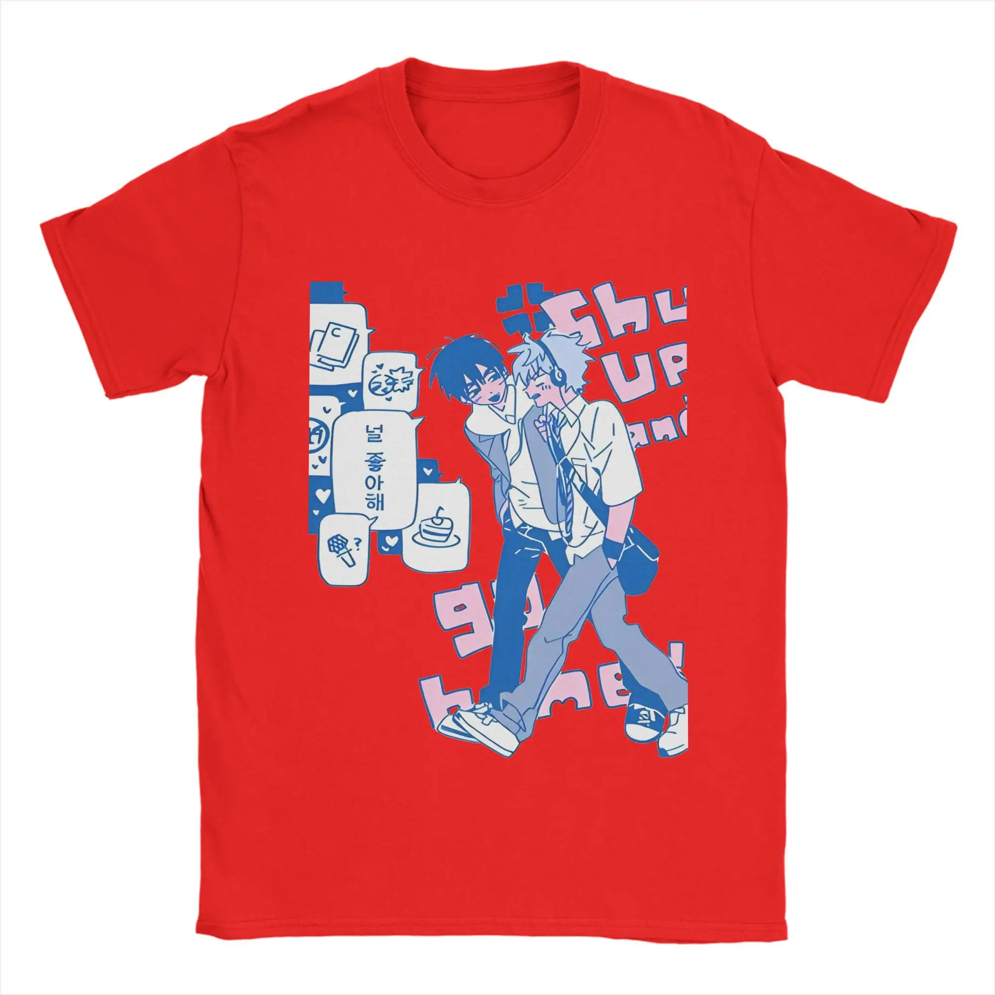 Men's Pure Cotton Vintage Crewneck T-Shirt - Short Sleeve Graphic Tee Gift Idea