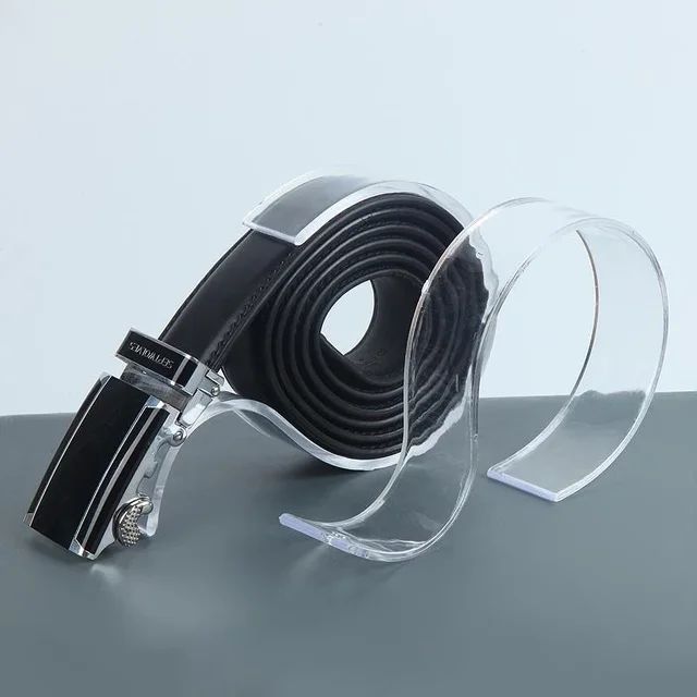 2/5Db Akril Öv Kijelző Állvány Bolt -Öv Állványok Tároló Zárójelek Bőr Derékpánt