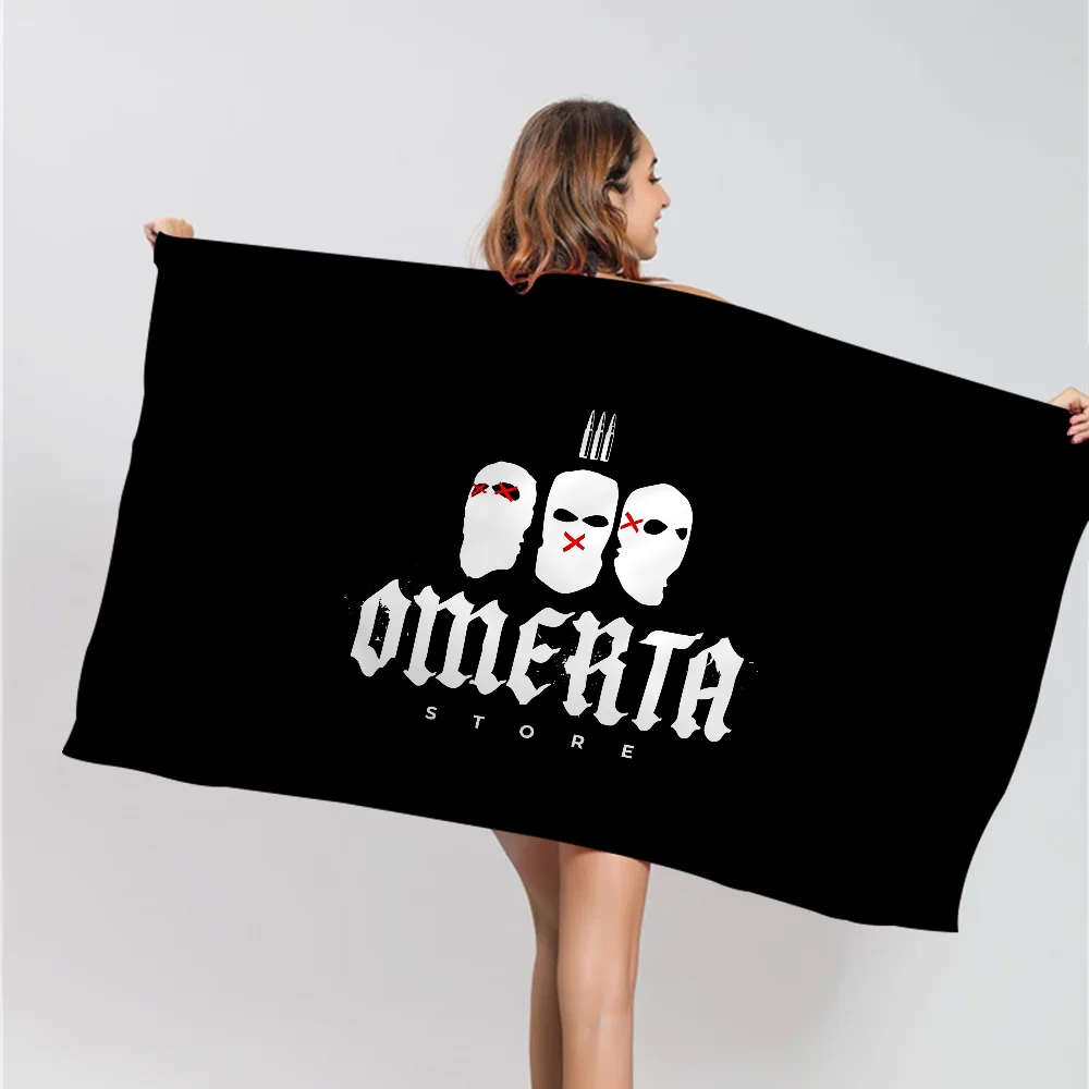 Cool Omerta Maes Anime Beach Swimming Towel Soft Absorbent Washcloth Children's Gifts For Kids Travel Camping Gym 4