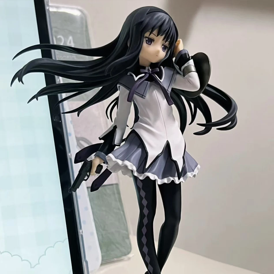 22cm Magische Mädchen Anime-Figur Kaname Madoka Actionfigur Kawaii Akemi Homura Figurine Niedliche Loli Sammlerfigur Modell Spielzeug Geschenk – Detail 5