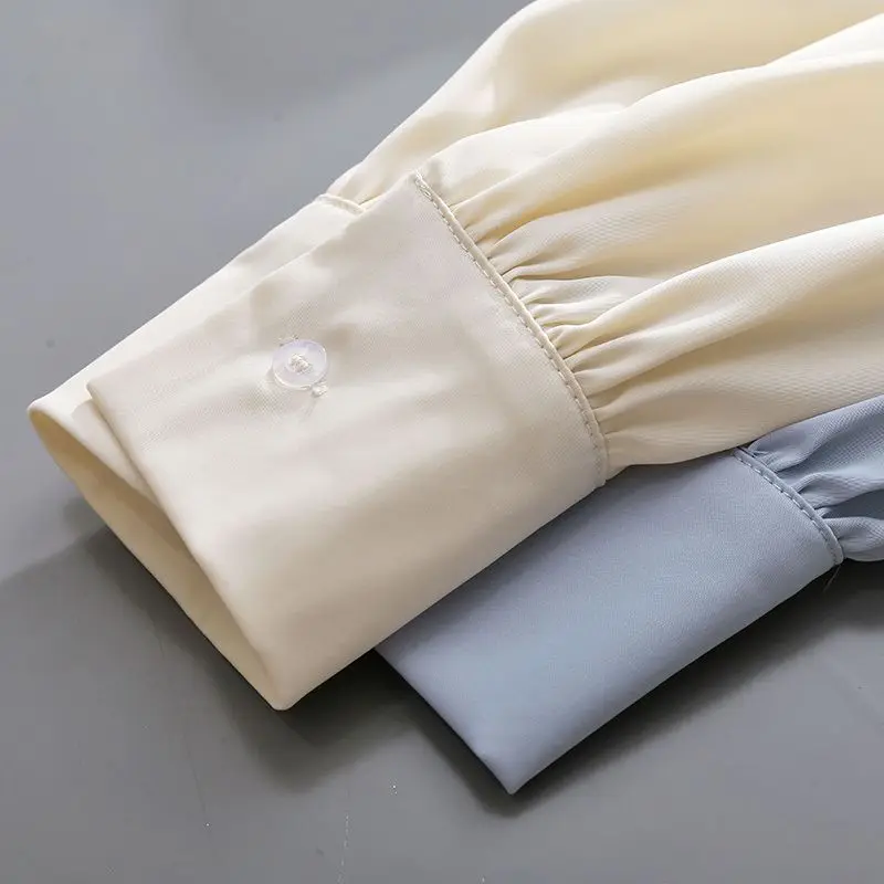 2024 New Autumn High Waist Elegant Fashion Women's Clothing Shirt Solid Color Loose Casual BOW Splicing Long Sleeve Chic Tops