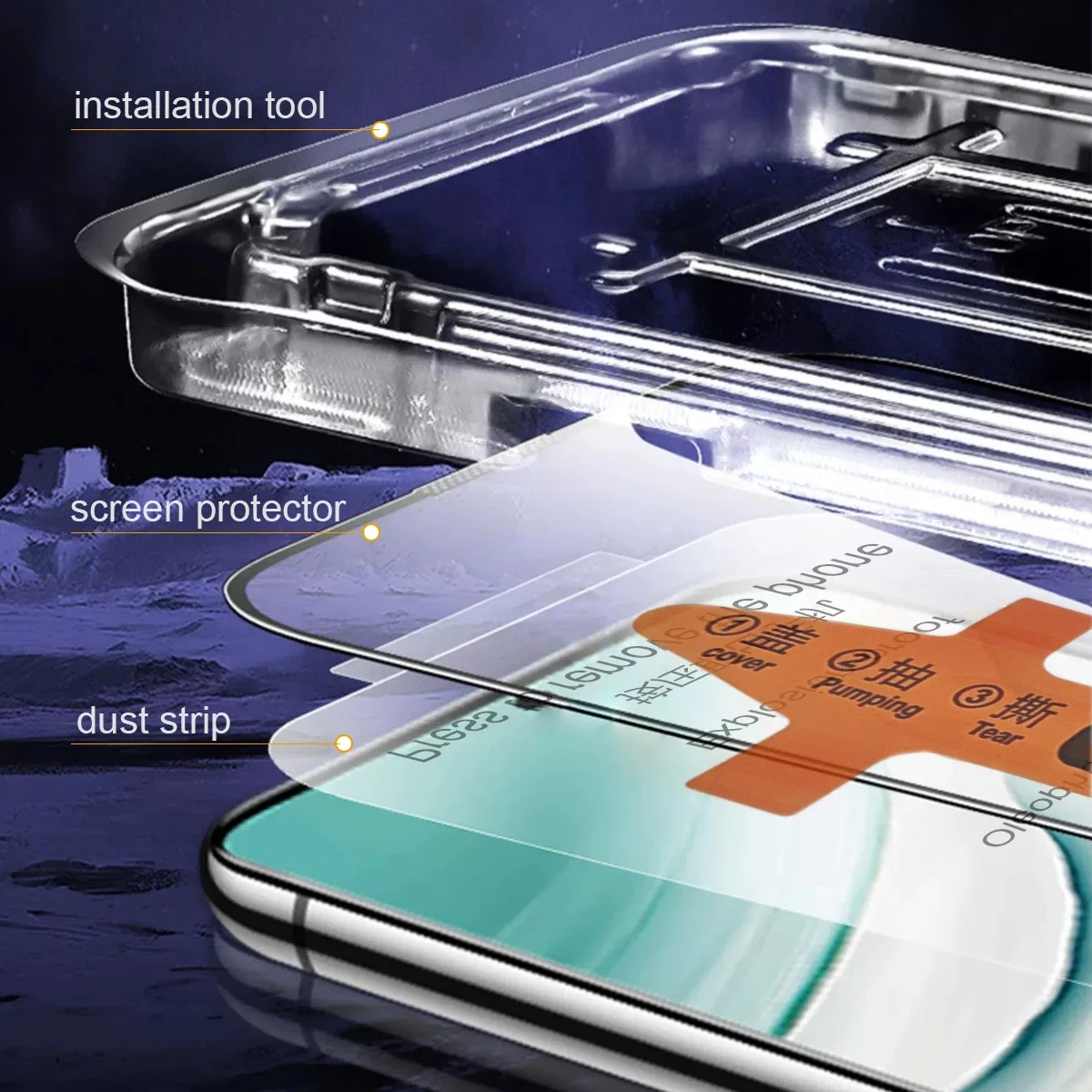 Premium Screen Protector 2-Pack with Advanced Toughened Glass and Bubble-Free Installation Kit