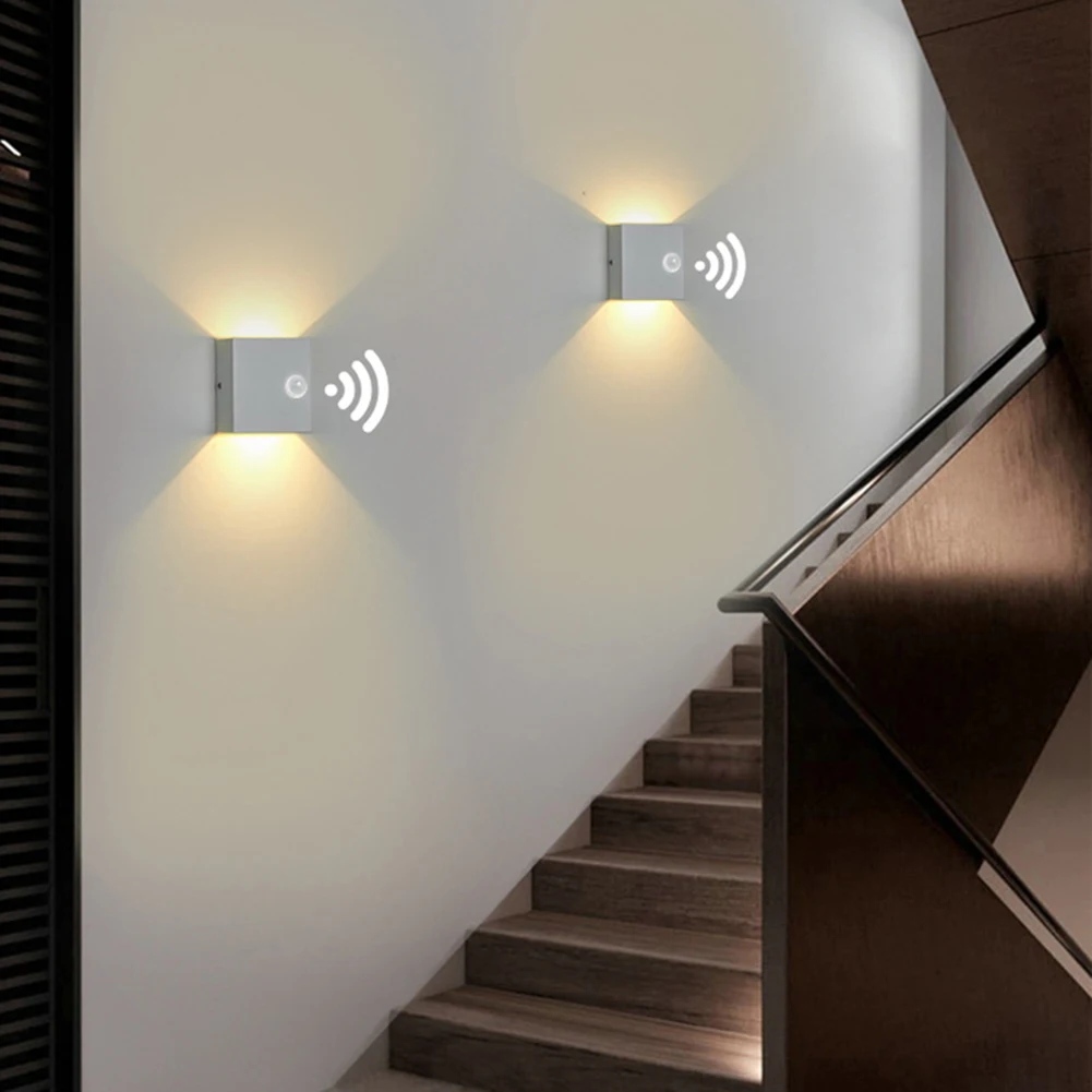 Motion Sensor LED Wall Lamp IP65 Waterproof Aluminum Sconce Light AC85-265V 7W 12W Outdoor and Indoor motion sensor light,led light,led wall lamp,wall light