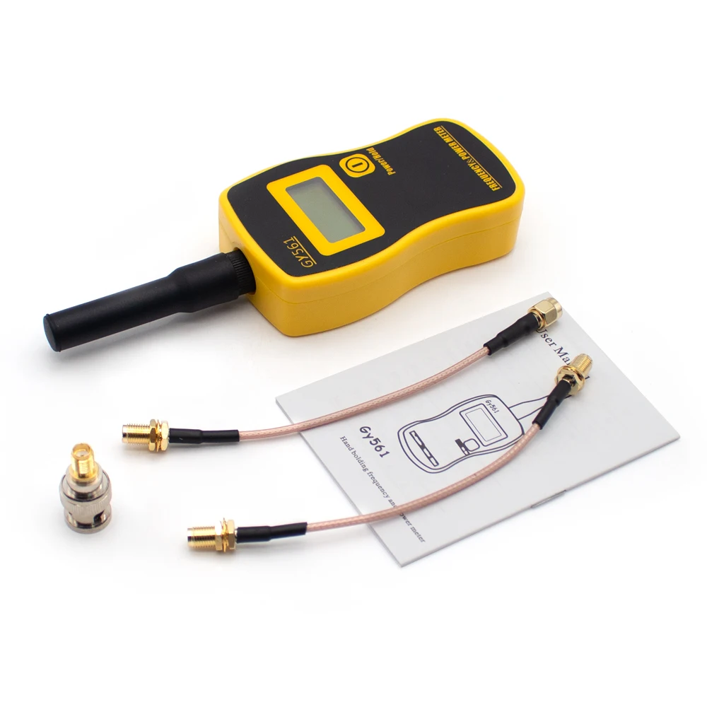 

Handheld Frequency Counter Meter Power Measuring Two-Way Radio Mini Dynamometer Power Meter 1-525MHZ 0.1-30W GY-561