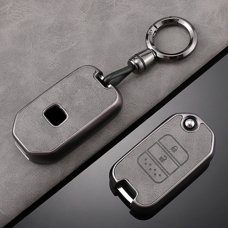 TPU Leather Car Key Case key case key case cover Full Cover Shell For Honda Accord Civic CR-V HR-V HRV Crider Jade Odyssey