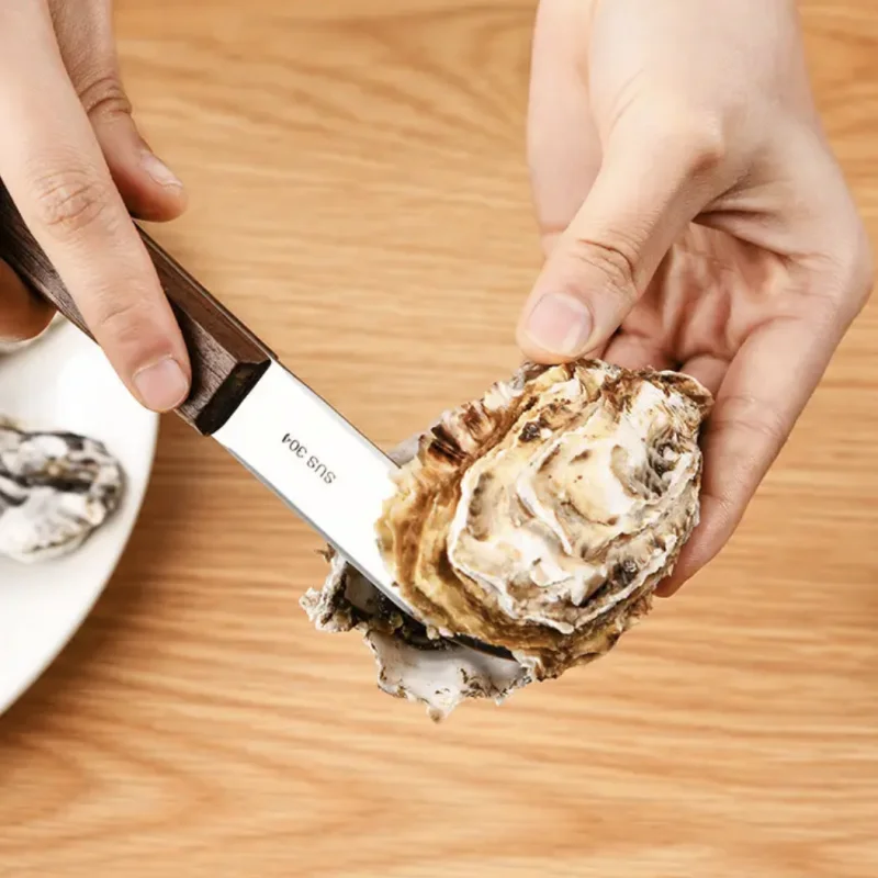 

Oyster Knife 304 Stainless Steel with Scallop Opener, Used for Seafood Shell Multi-purpose Can Directly Open Oyster