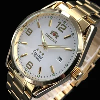 Orient Double Lion montre classique série montre pour hommes bracelet en acier inoxydable luxe multi-fonction automatique mécanique Tourbillon 1