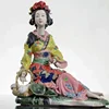 Chinese Classical Ancient Beautiful Women Statue Xi Shi Lady Art Sculpture Ceramic Craft Home Decoration Gift Ornament Art 1