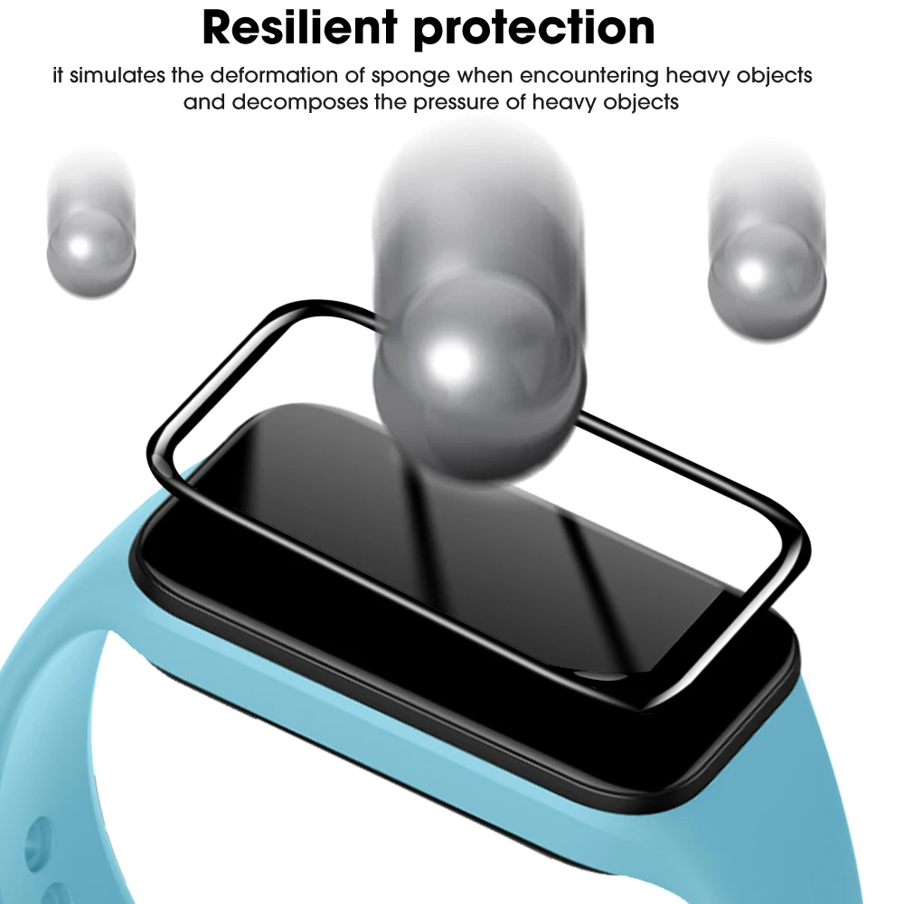 Full Cover Soft HD Protective Film for Fitness Bands - Curved Screen Protection