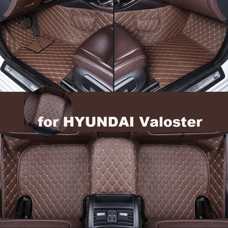 

Autohome Car Floor Mats For HYUNDAI Valoster 2011-2020 Year Upgraded Version Foot Coche Accessories Carpetscustomized