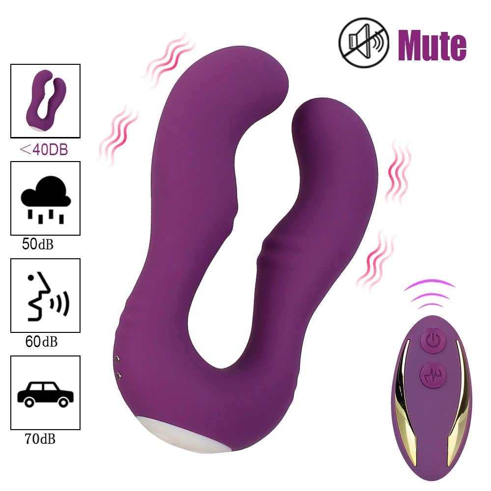 Draadloze clitoris- en tepelstimulator met afstandsbediening_voghion.com