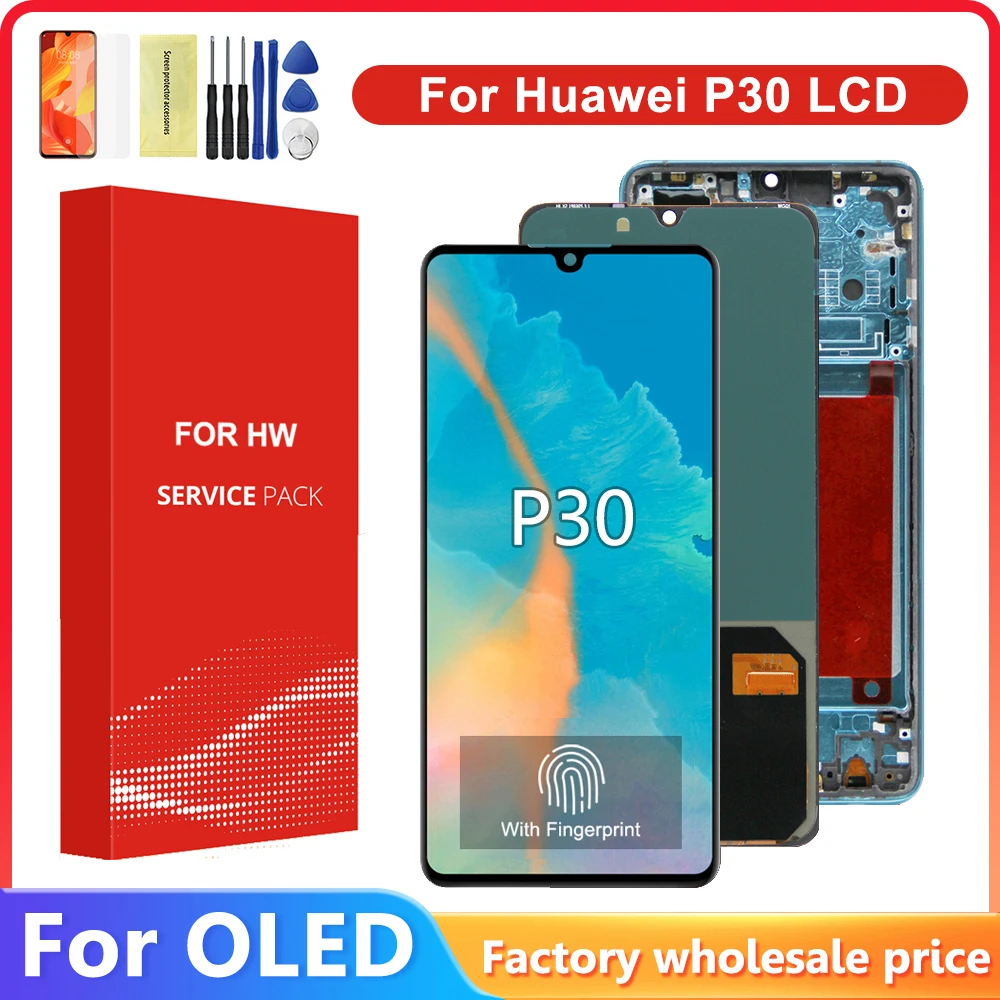 Super AMOLED Display For HUAWEI P30 LCD Display Touch Screen