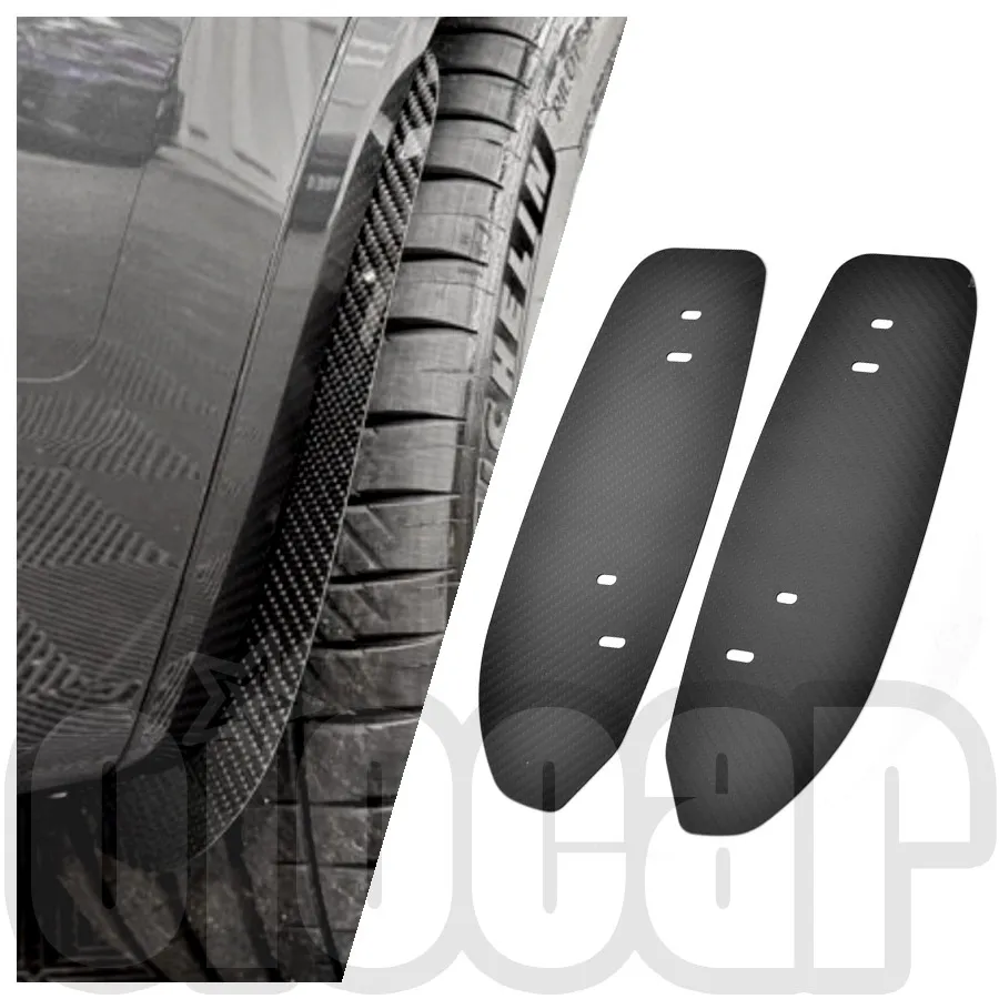오이오모터스 드라이 카본 파이버 리어 스플래시 가드 아치 가드 머드 플랩 (BMW F95 X5M G05 X F96 X6M G06 X6 용)