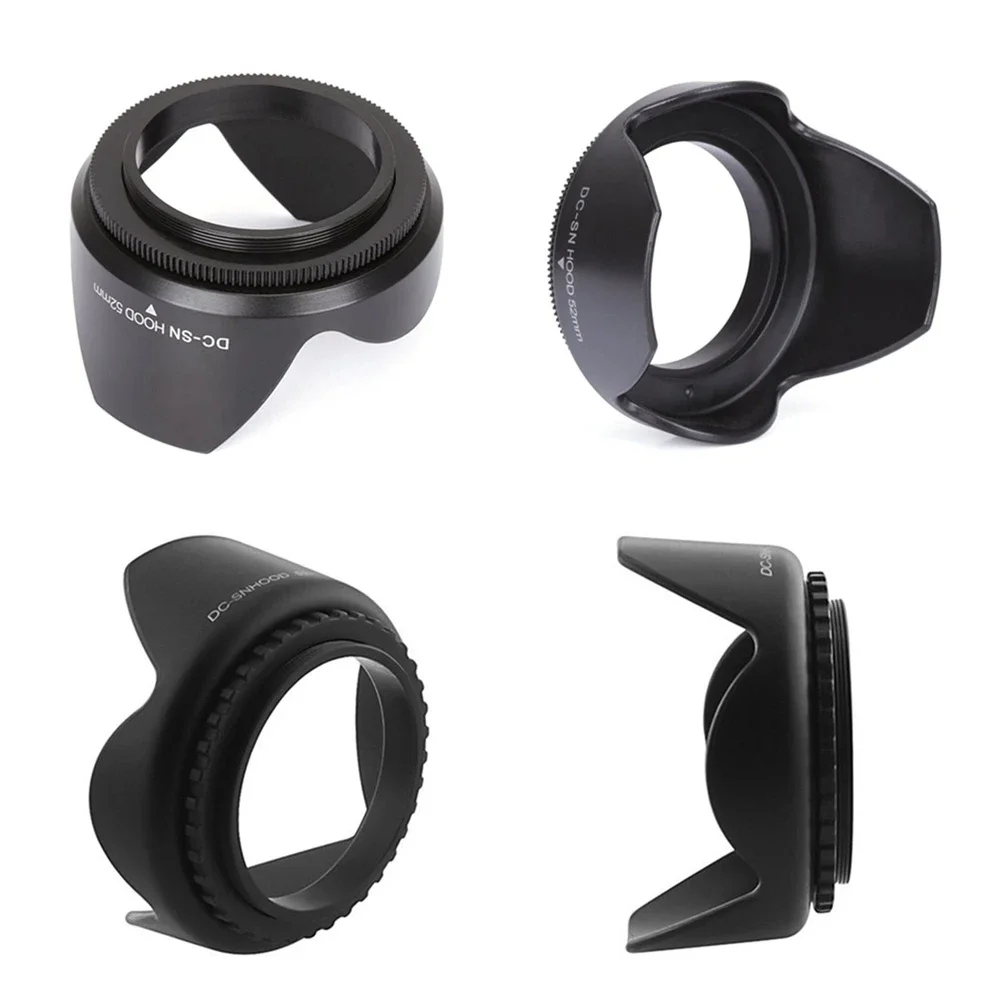 

52 мм лепестковая бленда для объектива камеры Nikon для Canon для Sony 52 мм объектив камеры популярный по всему миру