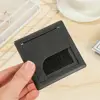 1Pcs Plastic Rectangle Wire Cable Holder Grommet Hole Cover Outlet Port with Black Brush Computer desktop decoration wire box 2