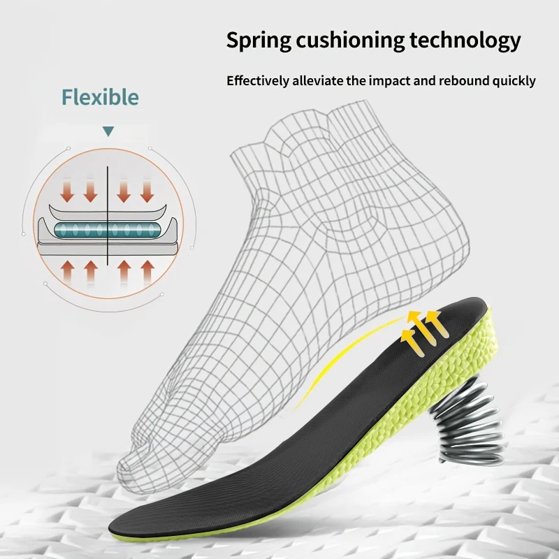 Height Increase Invisible Insoles For Feet 1.5-3.5cm Height Lift Adjustable Cut Shoes Heel Insert