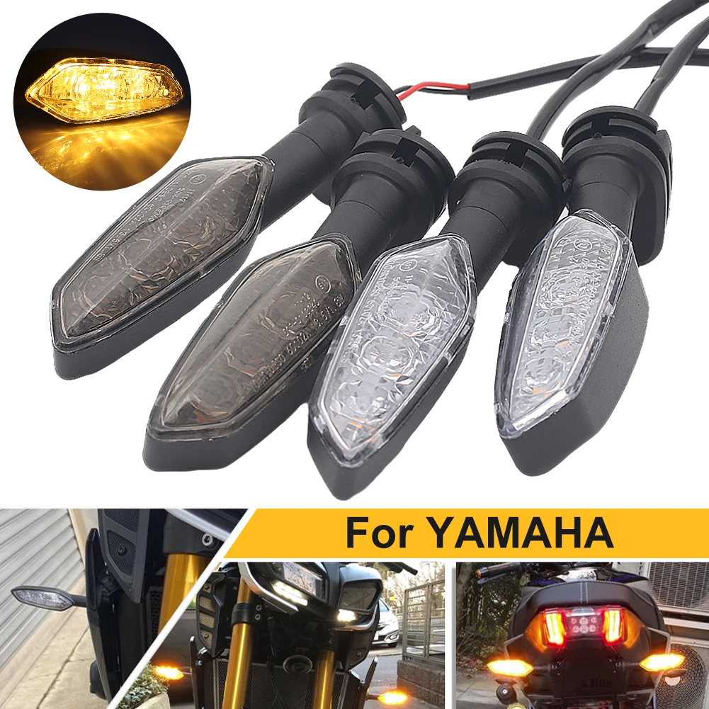 

2 шт., светодиодный индикатор поворота для мотоцикла фонарь для Yamaha YZF-R1 R6 R7 R3 R125