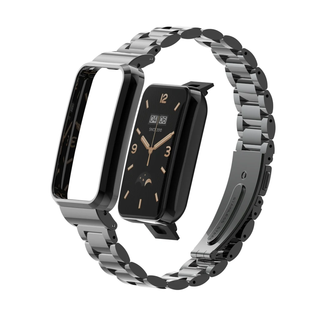 Metal Strap+Case For Xiaomi Mi Band 7 Pro Stainless Steel Miband 7 pro Bracelet Wristband For Mi Band 7 Pro Accessories Correa