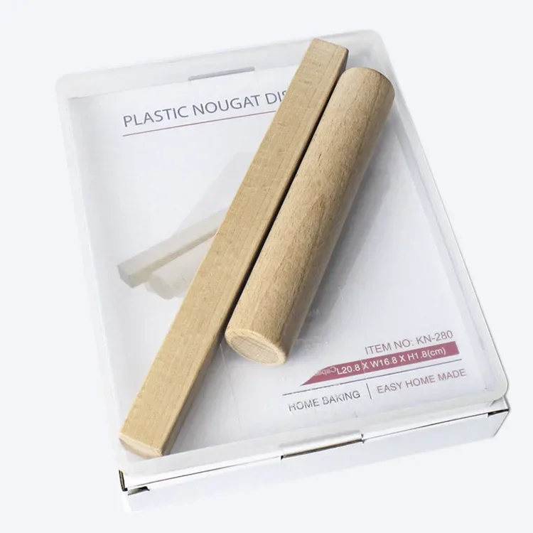 DIY Nougat Tray Set Wooden Cutting Rolling Pin Baking Candy Tools Cake Decorating Tools Nougat Mold Forms For Sweets Set cake decorating tools