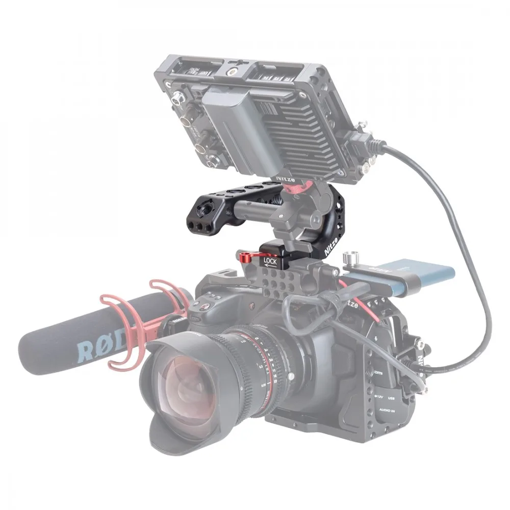 니츠 스팅어 핸들, QR 나토 클램프 및 나토 레일 PA28-A, DSLR 카메라 케이지 리그