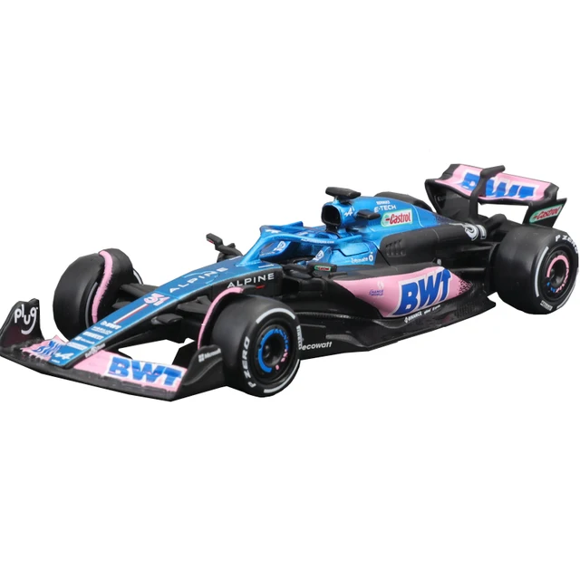 Bburago 1:43 2023 Mercedes Car #44 McLaren MCL60 Ferrari RB19 F1 Model Formula Car Static Simulation Diecast Alloy Racing Car - 2023 A523 31