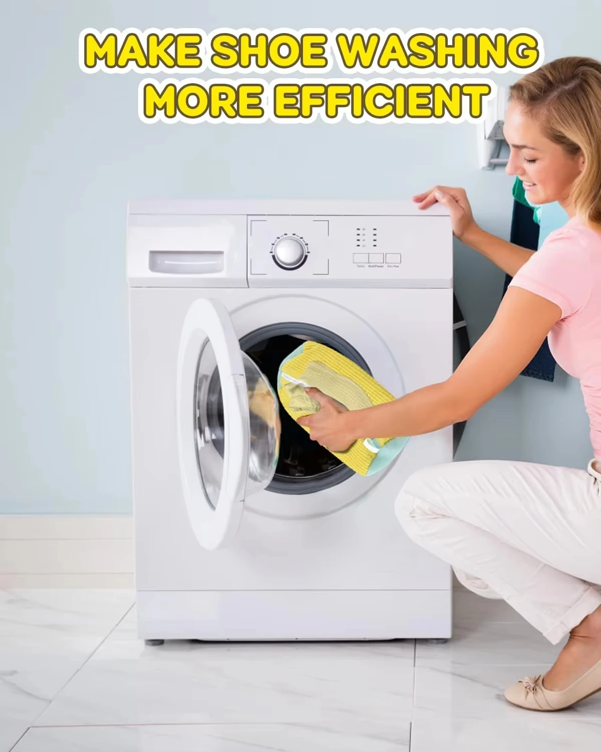 1/2PCS Washing Shoes Bag Cotton Laundry Fluffy Fibers Easily Remove Dirt Washing Bags Anti-Deformation Shoes Clothes Organizer 4