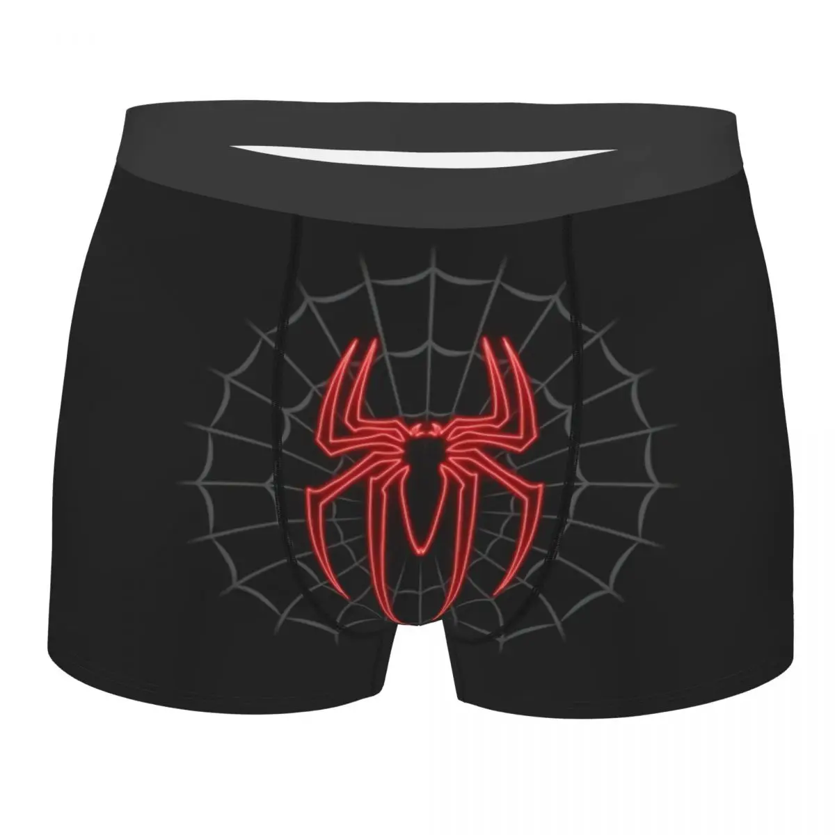 

Классические мужские трусы-боксеры Red Spider On Web, с 3D принтом