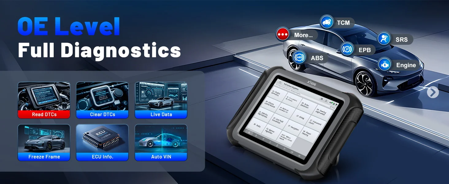 XTOOL D9 MAX ECU-Programmiergerät mit J2534 Bidirektionalem Vollsystem-Diagnosewerkzeug 45+ Reset-Dienste Upgrade des D9SPRO – Detail 2