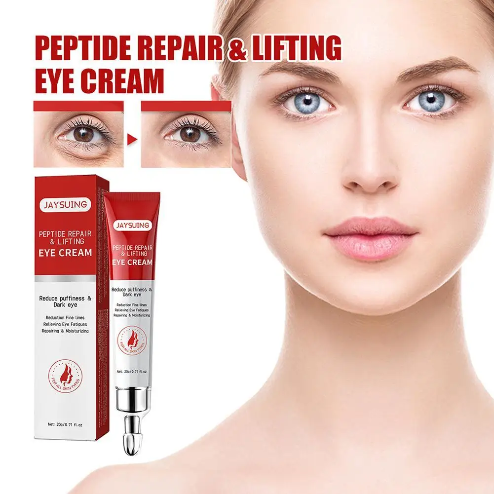 Anti Dark Circles Eye Bag Peptide Repair Lifting Eye Cream Firmness Moisturizing Beauty Health Whitening Wrinkle Eye Serum