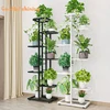 Cordlal Shining Stand For Flowers Iron 6/7/8Layers Plant Holder Storage Shelf Pot Rack Organizer Home Garden Decoration 1