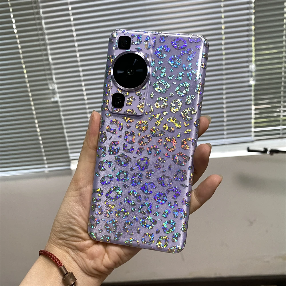 VORMIR Leopard Glitter Back Films 전화 보호기 백 스티커 모든 지능형 절단 기계용 장식 필름