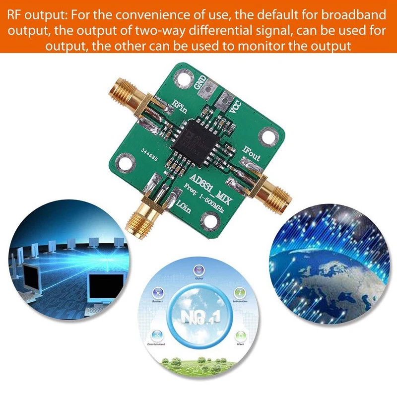 AD831 High Frequency Transducer RF Mixer Module 500MHz Bandwidth RF