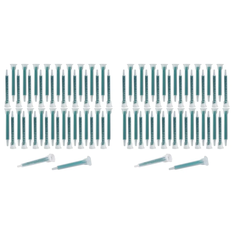 

80 Piece Epoxy Mixing Nozzle Electrostatic Mixing Nozzle Cartridge Tip 50Ml/1.7Oz (1:1/1:2 Ratio) 16 Elements