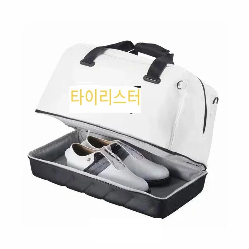 2024 New Clothing Bag Handbag Golf Multi functional Sports Bag Double layered Split Men's and Women's Boston Bag