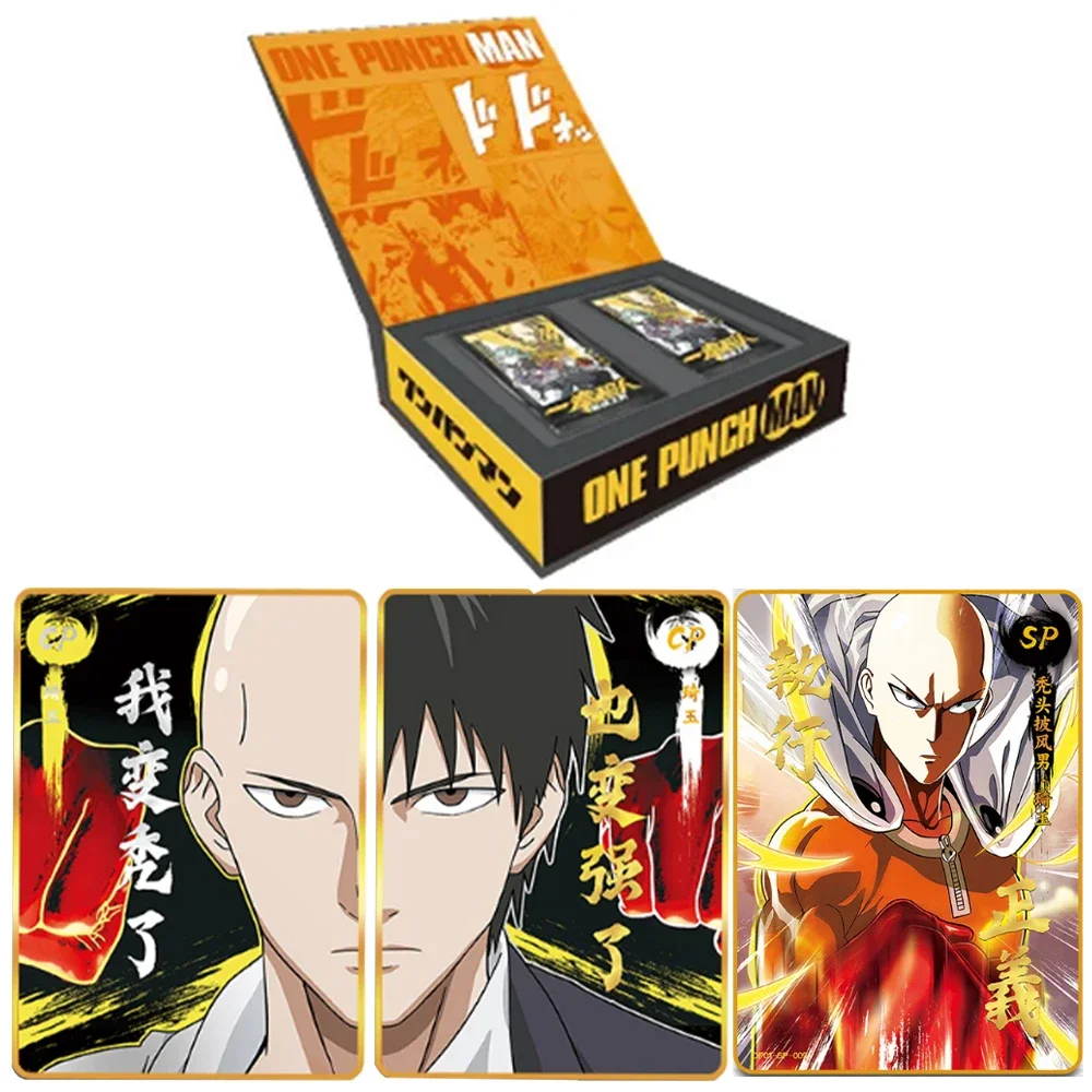 

One Punch Man Card Hero Files Limited Cards Saitama Genos Card Bronze Barrage Flash Collection Card Toy Gifts