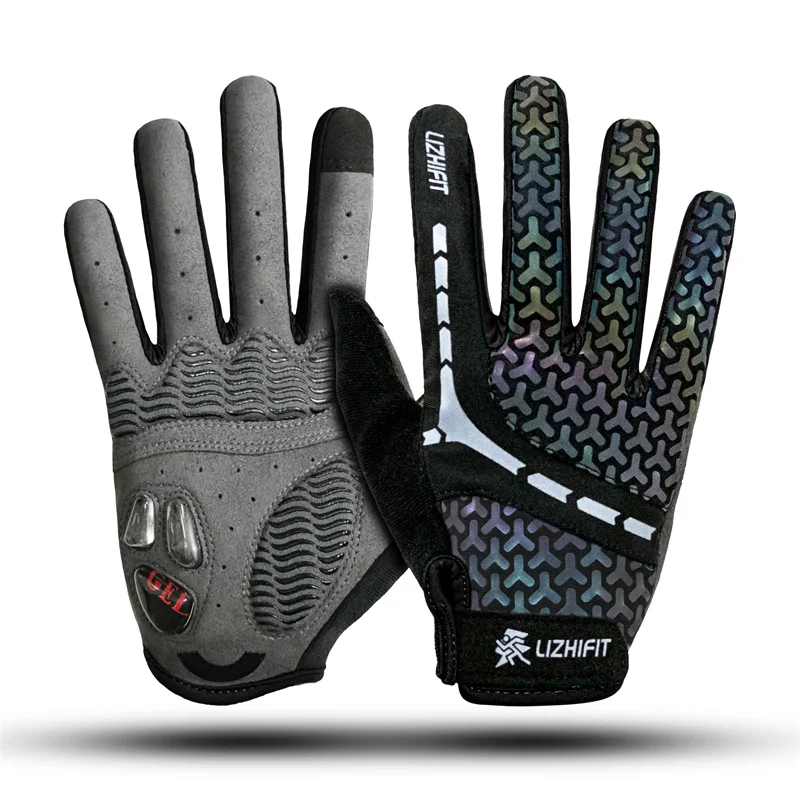 

Outdoor Riding Gloves Windproof Cross-country Sports, Fitness, Cycling, Mountain Bikers Men's Liquid Thick Silicone Gloves.