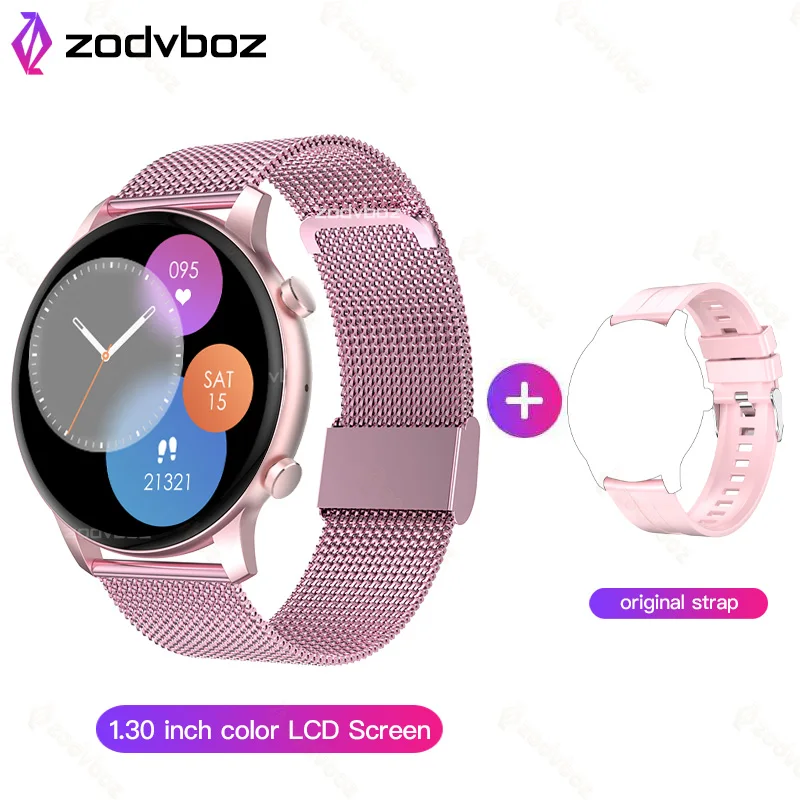 2022 Fashion Smart Watch Men Fitness Bracelet Heart Rate Blood Pressure Monitoring Sports Tracker Call Smartwatch Gift for Women 