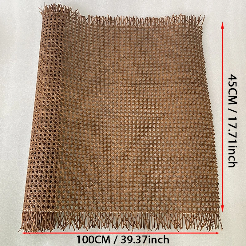 Multi Size New Colors Indonesian Plastic Rattan Cane Chair Table Furniture Repair Material Webbing Roll Wicker Sheet Exclusive