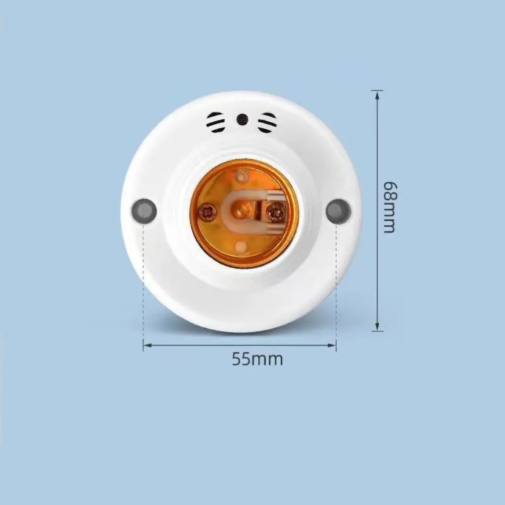 E27 Screw Sensor Lamp Base Sound Voice Control Delay Switch Light Socket Adapter AC220V Lighting Accessories LED Bulb Holder