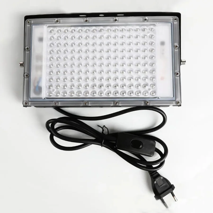 300W Black Light 395NM Glow Party UV Flood Light IP65 Waterproof LED Curing Ultraviolet Lamp for Fluorescent Party Stage Decor