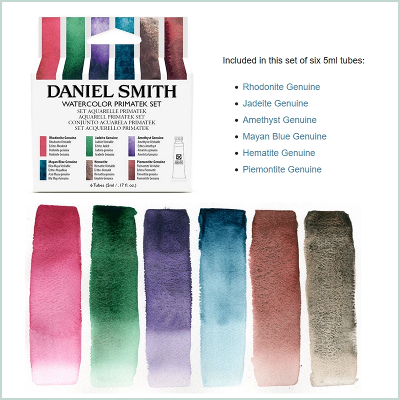 Watercolor Paint Set 5ML American Daniel Smith Watercolor Paint Alvaro Jansen Chows Master Artist Set PrimaTek Essentials Water Color Tube Sets