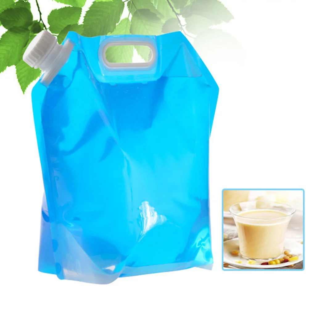 

Folding Bucket Water Portable Water Storage Container Tote Bag for Hiking Hunting Travel Outdoor Camping 10L (Blue)