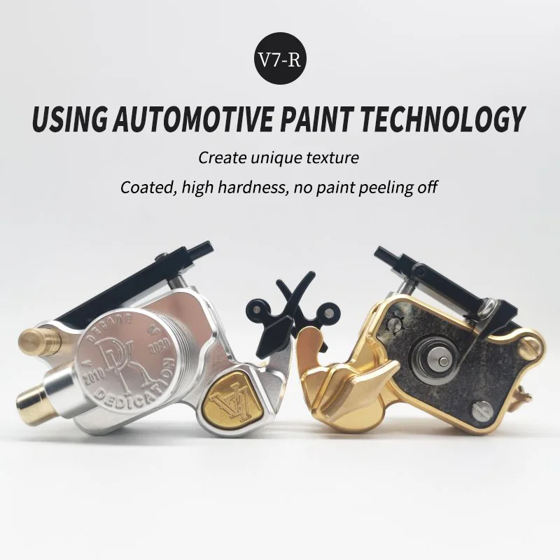 V7R Bullet Motor Tattoo Machine Professional Tattoo Cutting Line Fogging Integrated Machine Precision Carving